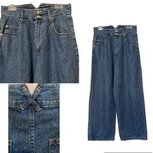 MORNINGSIDE True Vintage High Waisted Wide Leg Jeans 31” Waist